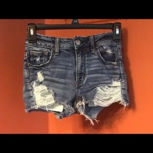 Ripped American Eagle Denim Shorts